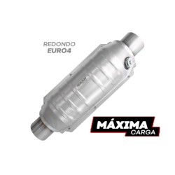 Convertidor redondo EURO4 (Máxima carga) con sensor de oxigeno a un lado
